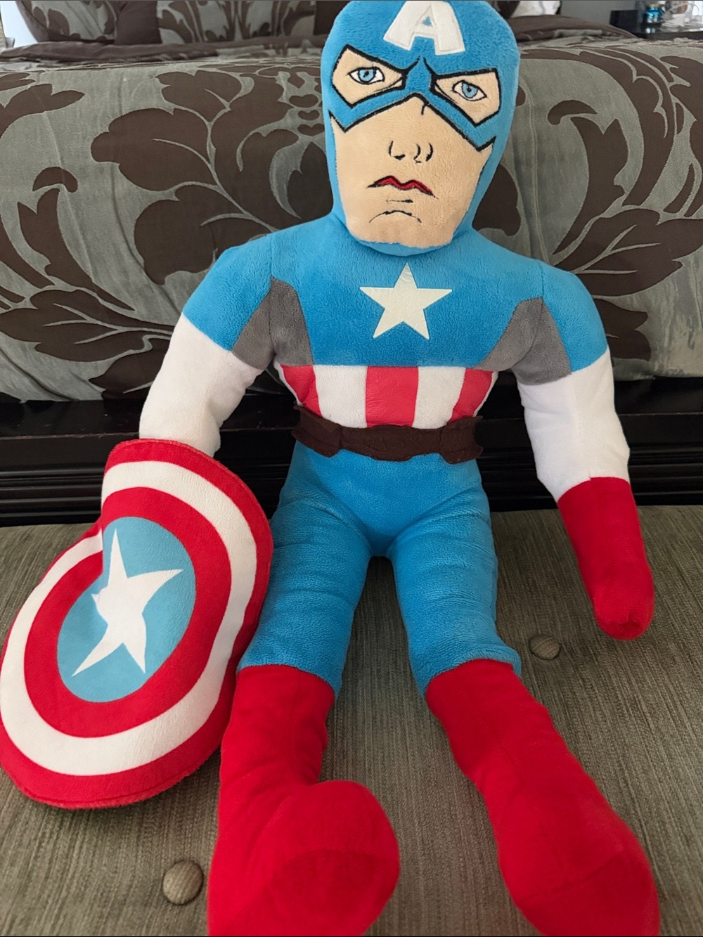 Captain-America Large Stuffed Animal/Plushie/Pillow Buddy